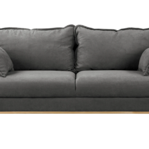 Ropez Beata sofa 3 osobowa wysokie nóżki mikrofibra grafit 159056