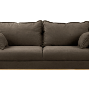 Ropez Beata sofa 3 osobowa wysokie nóżki mikrofibra khaki 159050