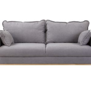 Ropez Beata sofa 3 osobowa wysokie nóżki mikrofibra szary 159043