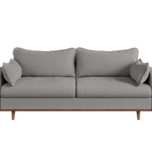 Ropez Beata sofa z funkcją wysokie nóżki sztruks szary 304617 Ropez Beata sofa z funkcją wysokie nóżki sztruks szary 304617