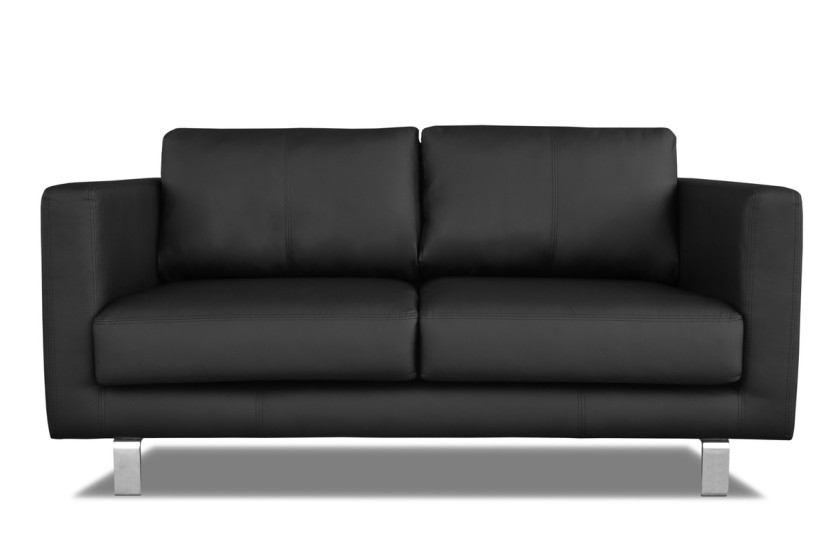 Ropez Boston Sofa 3 osobowa ekoskóra czarna 266054