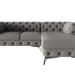 Ropez Chelsea Bis narożnik 262×200 prawy welur szary 206432 Ropez Chelsea Bis narożnik 262×200 prawy welur szary 206432