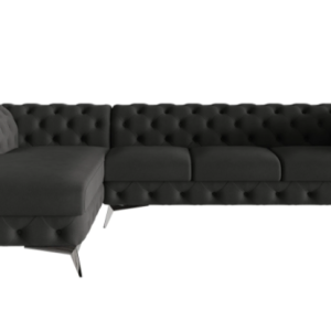 Ropez Chelsea Bis narożnik 323×200 lewy mikrofibra czarny 206521 Ropez Chelsea Bis narożnik 323×200 lewy mikrofibra czarny 206521