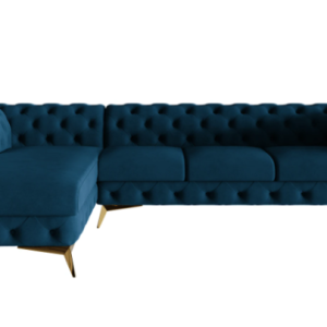 Ropez Chelsea Bis narożnik 323×200 lewy welur granatowy 206437