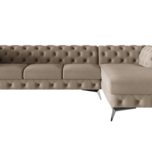 Ropez Chelsea Bis narożnik 323×200 prawy mikrofibra beżowy 206486