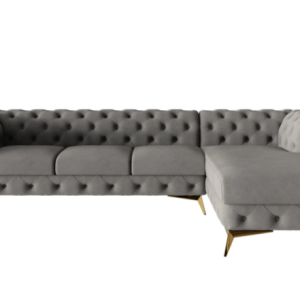 Ropez Chelsea Bis narożnik 323×200 prawy welur szary 206474 Ropez Chelsea Bis narożnik 323×200 prawy welur szary 206474