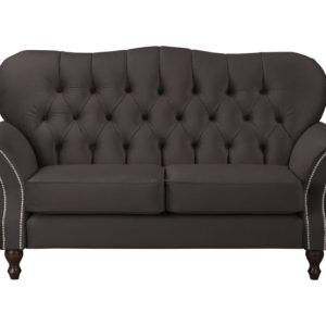 Ropez Chesterfield Jersey sofa 2os. pikowana welur grafit 304809 Ropez Chesterfield Jersey sofa 2os. pikowana welur grafit 304809