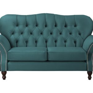 Ropez Chesterfield Jersey sofa 2os. pikowana welur zielony 304812 Ropez Chesterfield Jersey sofa 2os. pikowana welur zielony 304812