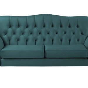 Ropez Chesterfield Jersey sofa 3os. pikowana welur zielony 304805 Ropez Chesterfield Jersey sofa 3os. pikowana welur zielony 304805