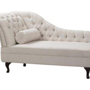 Ropez Chesterfield Pako szezlong lewy mikrofibra beżowy 193728 Ropez Chesterfield Pako szezlong lewy mikrofibra beżowy 193728