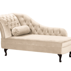 Ropez Chesterfield Pako szezlong lewy welur jasny beż 193819 Ropez Chesterfield Pako szezlong lewy welur jasny beż 193819