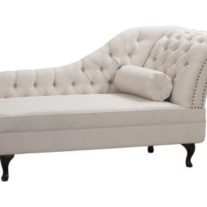 Ropez Chesterfield Pako szezlong prawy mikrofibra beżowy 193732 Ropez Chesterfield Pako szezlong prawy mikrofibra beżowy 193732