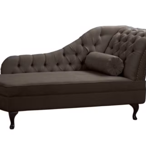 Ropez Chesterfield Pako szezlong prawy mikrofibra brązowy 193724 Ropez Chesterfield Pako szezlong prawy mikrofibra brązowy 193724