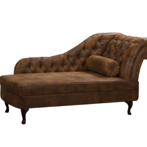 Ropez Chesterfield Pako szezlong prawy zamsz brązowy 193811 Ropez Chesterfield Pako szezlong prawy zamsz brązowy 193811