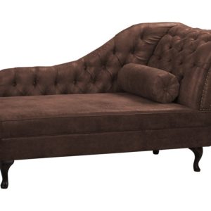 Ropez Chesterfield Pako szezlong prawy zamsz ciemnobrązowy 193815 Ropez Chesterfield Pako szezlong prawy zamsz ciemnobrązowy 193815