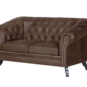 Ropez Chesterfield Sofa 2 os. Pikowana Glasgow zamsz kasztan 249516 Ropez Chesterfield Sofa 2 os. Pikowana Glasgow zamsz kasztan 249516
