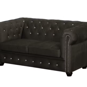 Ropez Chesterfield York Blink 2 kryształki welur brązowy 247587 Ropez Chesterfield York Blink 2 kryształki welur brązowy 247587