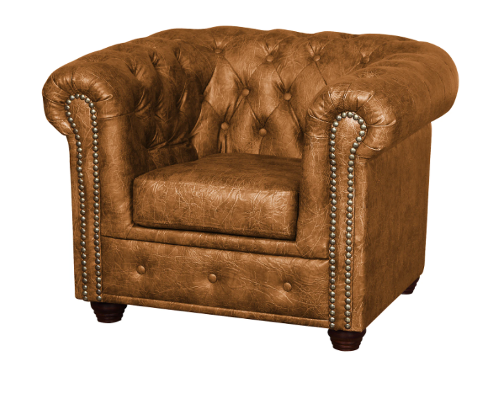 Ropez Chesterfield York fotel pikowany ekoskóra Gniot B09 204406