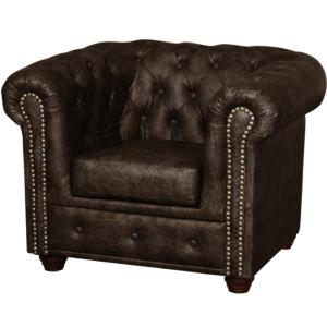 Ropez Chesterfield York fotel pikowany ekoskóra Gniot JG4 204417