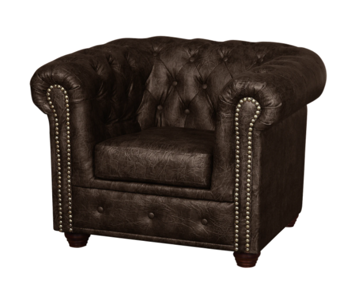 Ropez Chesterfield York fotel pikowany ekoskóra Gniot JG4 204417