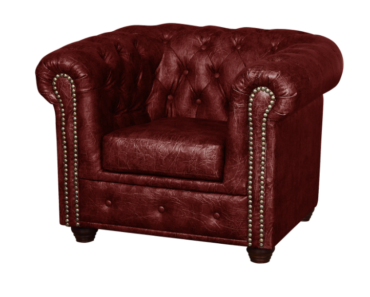Ropez Chesterfield York fotel pikowany ekoskóra Gniot W12 204407