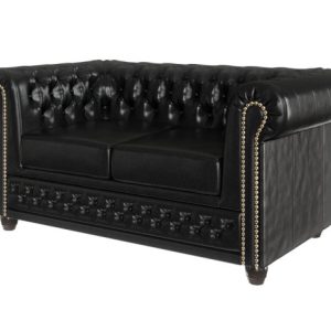 Ropez Chesterfield York sofa 2 osobowa pikowana ekoskóraMg13 146671 Ropez Chesterfield York sofa 2 osobowa pikowana ekoskóraMg13 146671