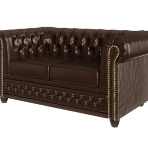 Ropez Chesterfield York sofa 2 osobowa pikowana ekoskóraMg14 146672 Ropez Chesterfield York sofa 2 osobowa pikowana ekoskóraMg14 146672