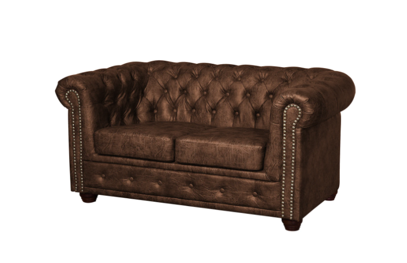 Ropez Chesterfield York sofa 2 pikowana ekoskóra Gniot B018 146678