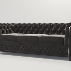 Ropez Chesterfield York sofa 3 os.pikowana welur Riviera 100 151231 Ropez Chesterfield York sofa 3 os.pikowana welur Riviera 100 151231