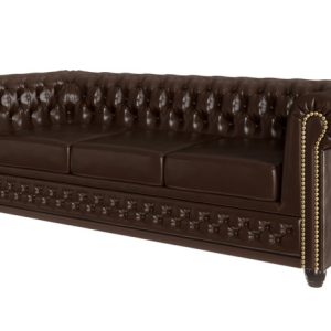 Ropez Chesterfield York sofa 3 osobowa pikowana ekoskóraMg14 146676 Ropez Chesterfield York sofa 3 osobowa pikowana ekoskóraMg14 146676