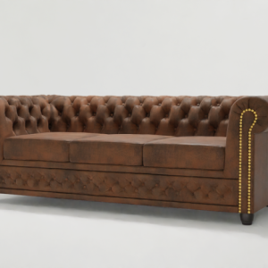 Ropez Chesterfield York sofa 3 osobowa pikowana zamsz Gobi 3 151242 Ropez Chesterfield York sofa 3 osobowa pikowana zamsz Gobi 3 151242