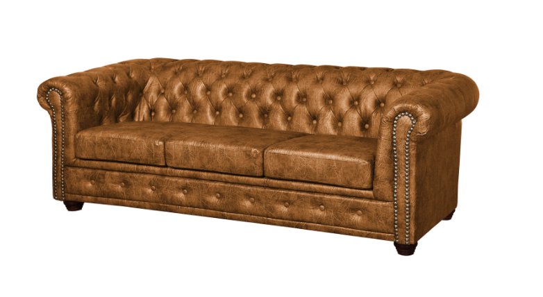 Ropez Chesterfield York sofa 3 pikowana ekoskóra Gniot B09 146682