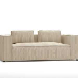 Ropez Cloe sofa 2 osobowa bez funkcji tkanina sztruks beż 184675 Ropez Cloe sofa 2 osobowa bez funkcji tkanina sztruks beż 184675