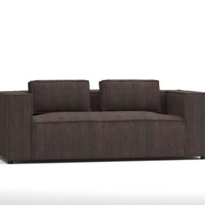 Ropez Cloe sofa 2 osobowa bez funkcji tkanina sztruks brąz 184673 Ropez Cloe sofa 2 osobowa bez funkcji tkanina sztruks brąz 184673