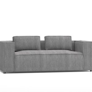 Ropez Cloe sofa 2 osobowa bez funkcji tkanina sztruks szary 184677 Ropez Cloe sofa 2 osobowa bez funkcji tkanina sztruks szary 184677