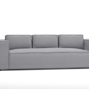 Ropez Cloe sofa 3 osobowa bez funkcji mikrofibra szary 184667 Ropez Cloe sofa 3 osobowa bez funkcji mikrofibra szary 184667