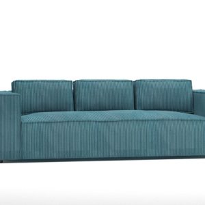 Ropez Cloe sofa 3 osobowa bez funkcji tkanina sztruks turkus 184663 Ropez Cloe sofa 3 osobowa bez funkcji tkanina sztruks turkus 184663