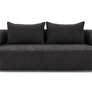 Ropez Ferro sofa 3 osobowa bez funkcji tkanina szenil Toro 150 czarny 806427 Ropez Ferro sofa 3 osobowa bez funkcji tkanina szenil Toro 150 czarny 806427