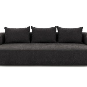 Ropez Ferro sofa 4 osobowa bez funkcji tkanina szenil Toro 150 czarny 806451 Ropez Ferro sofa 4 osobowa bez funkcji tkanina szenil Toro 150 czarny 806451