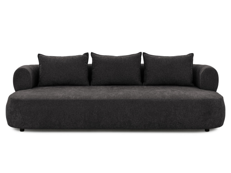 Ropez Ferro sofa 4 osobowa bez funkcji tkanina szenil Toro 150 czarny 806451