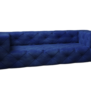 Ropez Fresco sofa 3 osobowa pikowana welur szary 222616 Ropez Fresco sofa 3 osobowa pikowana welur szary 222616