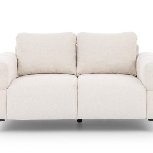 Ropez Helio sofa 2 osobowa nogi metalowe wysokie tkanina Aragon 01 biały 957421 Ropez Helio sofa 2 osobowa nogi metalowe wysokie tkanina Aragon 01 biały 957421