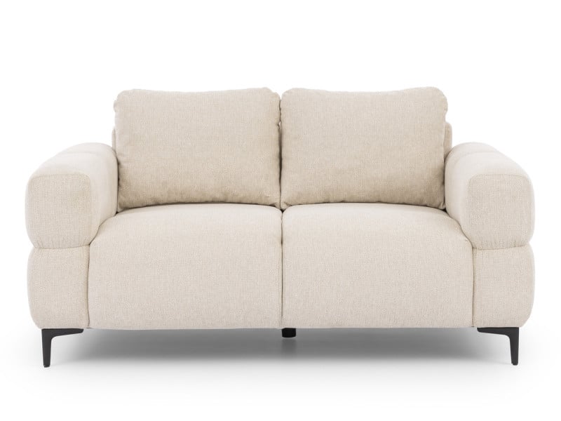 Ropez Helio sofa 2 osobowa nogi metalowe wysokie tkanina Aragon 03 kremowy 957412
