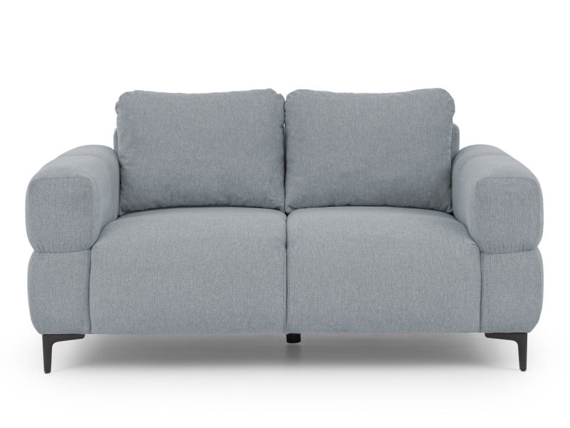 Ropez Helio sofa 2 osobowa nogi metalowe wysokie tkanina Aragon 90 popiel 957417