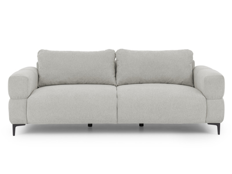 Ropez Helio sofa 3 osobowa nogi metalowe wysokie tkanina Aragon 80 szary 957416