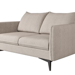 Ropez Juli Bis sofa 2 osobowa nogi metalowe tkanina krem 198780 Ropez Juli Bis sofa 2 osobowa nogi metalowe tkanina krem 198780