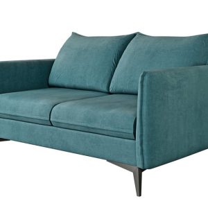 Ropez Juli Bis sofa 2 osobowa nogi metalowe tkanina turkus 198790 Ropez Juli Bis sofa 2 osobowa nogi metalowe tkanina turkus 198790