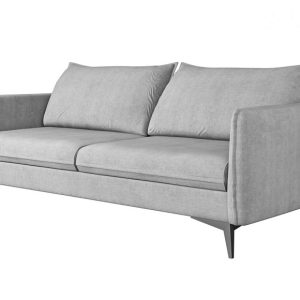 Ropez Juli Bis sofa 3 osobowa nogi metalowe tkanina popiel 198781 Ropez Juli Bis sofa 3 osobowa nogi metalowe tkanina popiel 198781