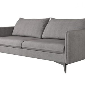 Ropez Juli Bis sofa 3 osobowa nogi metalowe tkanina szary 198786 Ropez Juli Bis sofa 3 osobowa nogi metalowe tkanina szary 198786