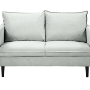 Ropez Juli sofa 2 osobowa wysokie nogi tkanina plusz popiel 180772